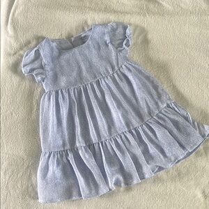 Carter's Blue Ruffled Smocked Sundress